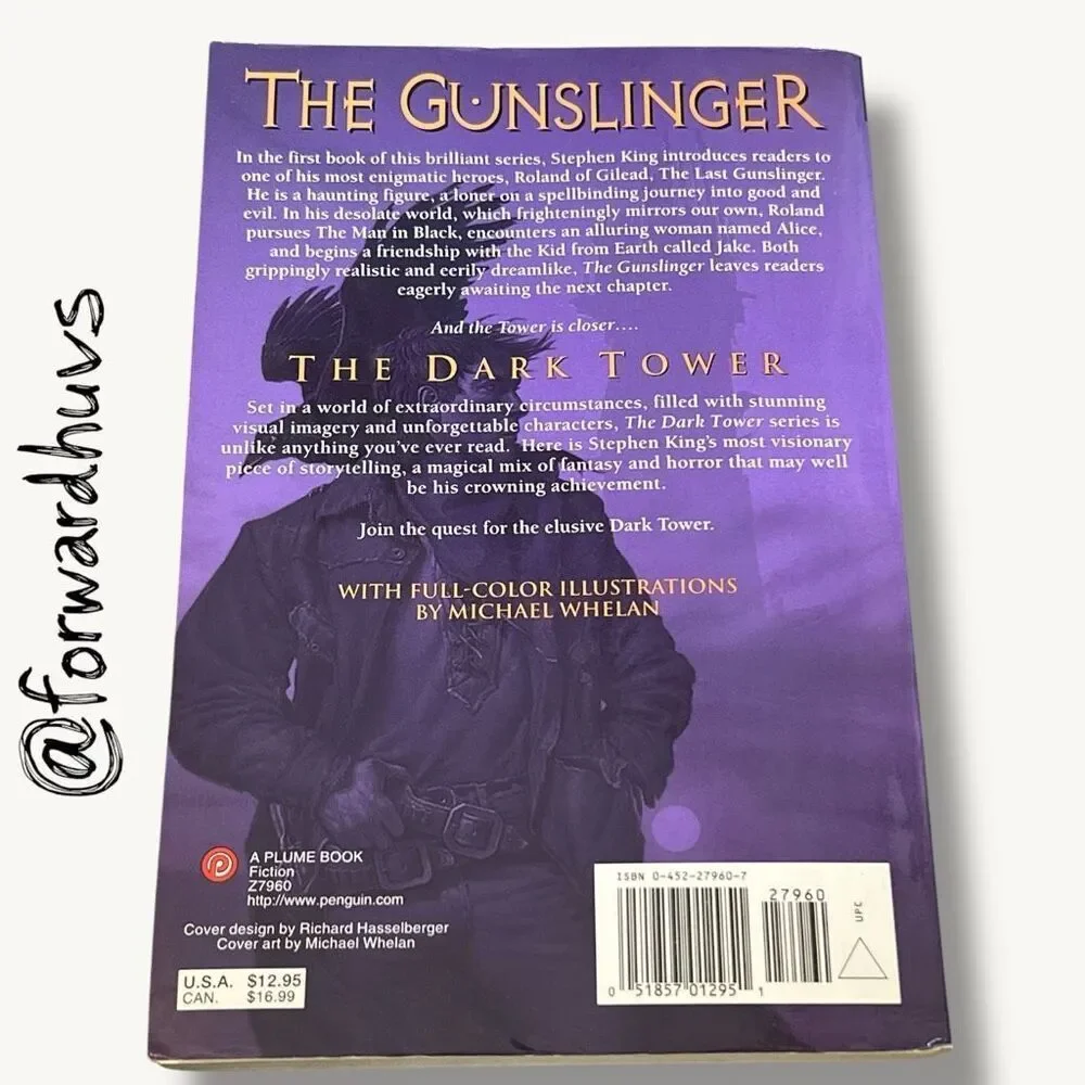 Stephen King The Gunslinger Plume 1988  – Color Illustrations